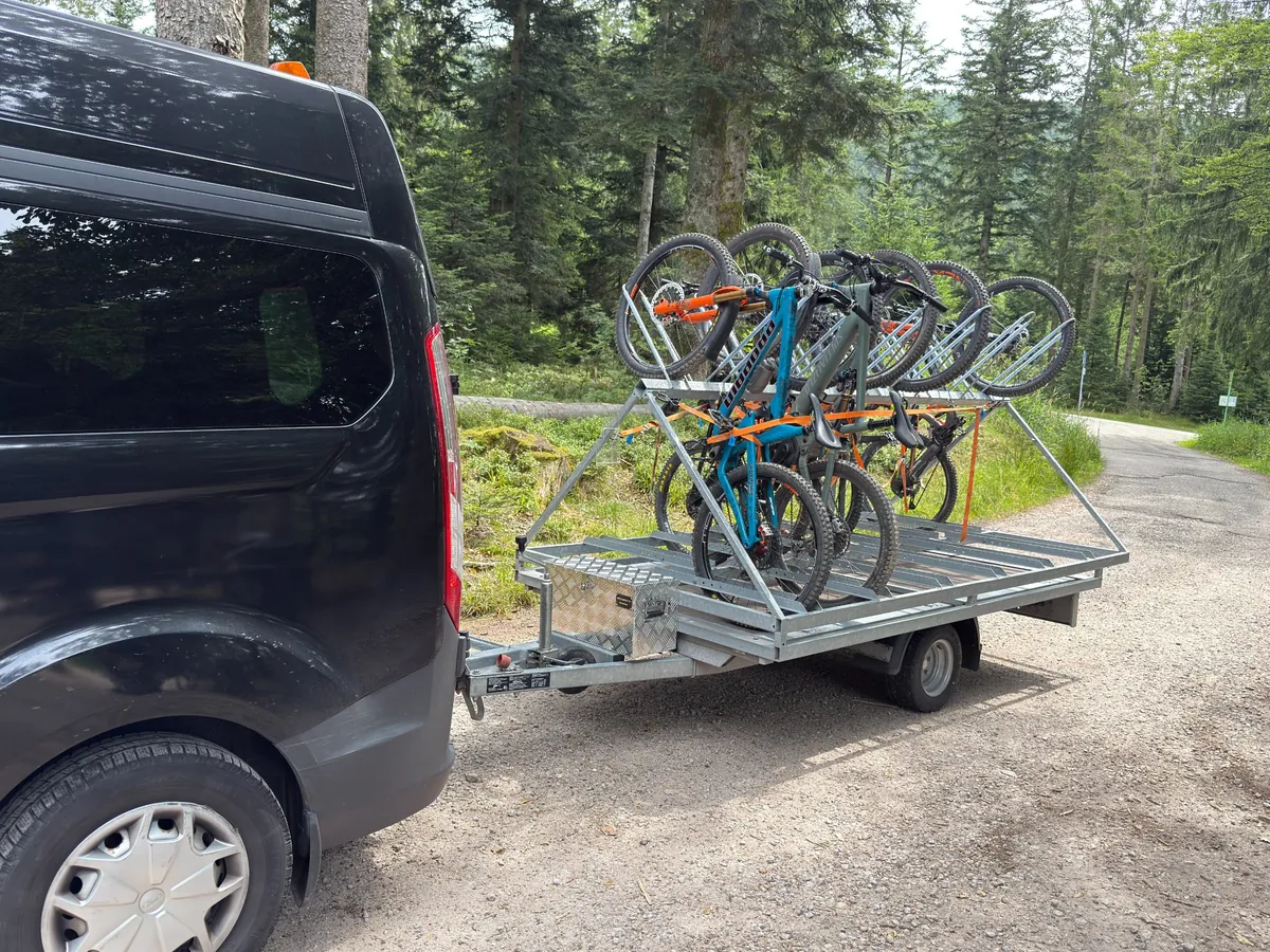 Bike-Anhänger Einsatz